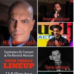 Packed Lineup of Comedians at Friday’s Tomfoolery on Tremont