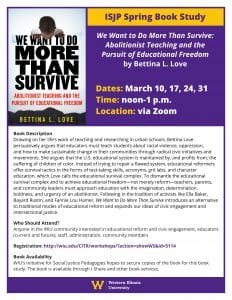Western Illinois University Virtual Spring Book Study Begins March 10