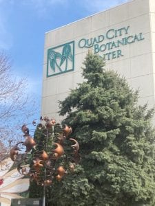 Headwaters Of Mississippi River Crashing Into Rock Island's Quad City Botanical Center