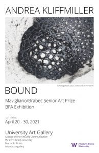 Exhibit by Senior Art Prize Winner Opens April 20 at Western Illinois University Art Gallery