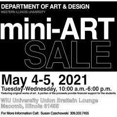 Mini-ART Sale Going On At Western Illinois University May 4-5