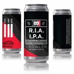 Twin Span Brewing, Credit Union Relaunch Special R.I.A. Beer