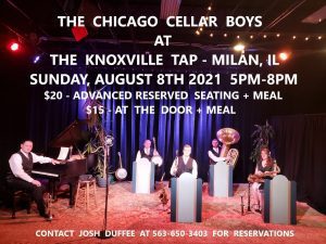 Chicago Cellar Boys Bringing Bix-Style Jazz To Milan's Knoxville Tap