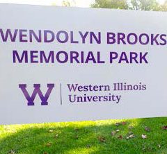 Western Illinois University Dedicating Gwendolyn Brooks Memorial Park June 12