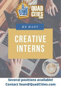 Want To Write About The Local Arts Scene And POSITIVE News? QuadCities.com Is Seeking Interns!