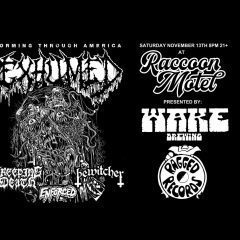 NEW CONCERT ALERT! Exhumed, Creeping Death, Bewitcher And Enforced Rocking Raccoon Motel
