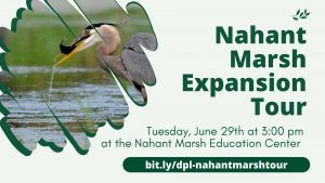 Nahant Marsh Expansion Trail Tour with the Davenport Public Library