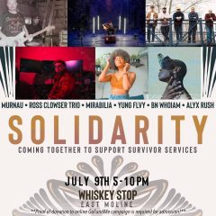 The poster for a July 9 live-music fundraiser at the Whiskey Stop, 726 15th Ave., East Moline.