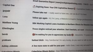 If You're Single And Looking For Company, Make Sure To Check Your Spam Folder