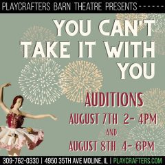 Moline's Playcrafters Auditions For 'You Can't Take It With You' This Weekend
