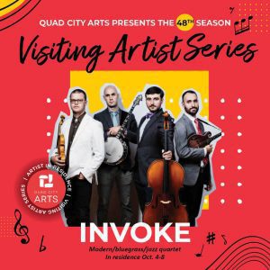 Quad City Arts Visiting Artist Series Returning In October
