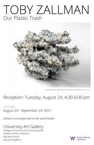 Toby Zallman's 'Our Plastic Trash' On Exhibit Through Sept. 24 At Western Illinois University