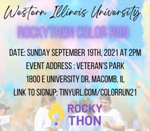 Western Illinois University Holding Charity Color Run For Kids