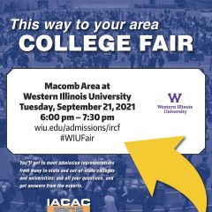Western Illinois University Holding College Fair for Area Students Sept. 21