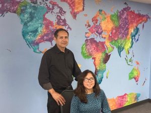 World Relief Quad Cities Boasts Beautiful, Colorful World Mural, by Mexican Immigrant