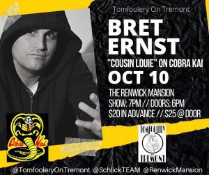 'Cobra Kai' Comedian Kicking Into Davenport's Tomfoolery On Tremont Sunday Night