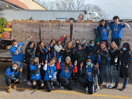 Rock Island / Milan Students Collect Over 22,000 Pounds Of Food For Hunger Drive!