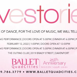 Ballet Quad Cities Presenting Love Stories For Valentine's Day