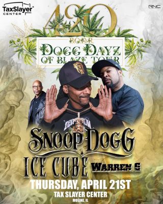 Snoop Dogg In The Illinois Moline TaxSlayer Hizzzouse TONIGHT!