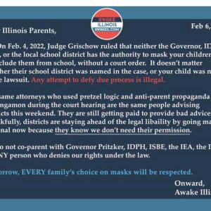 BREAKING: Illinois Students, Parents, Defying Pritzker Mask Order; What Does It Mean For Schools?