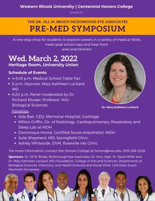 Fifth Annual Pre-Med Symposium March 2 at Western Illinois University