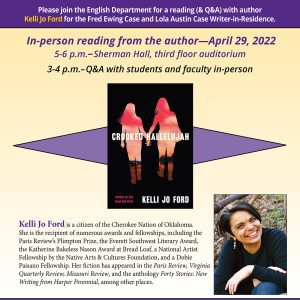 Western Illinois University to Host Writer-in-Residence April 29