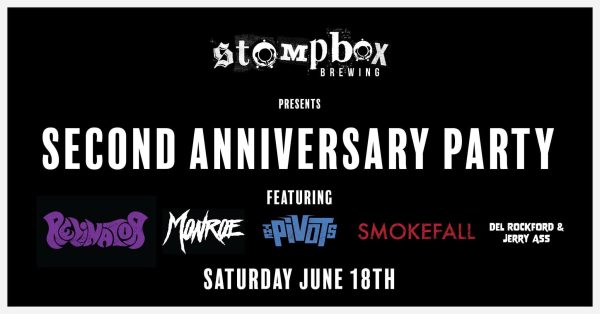 Celebrate Two Years with Stompbox June 18
