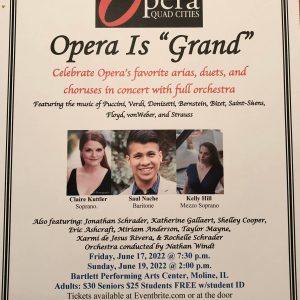 Celebrate Opera Quad Cities June 19