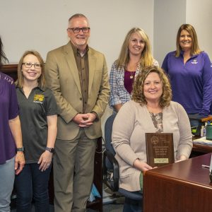 Campbell Named May Employee of the Month at Western Illinois University