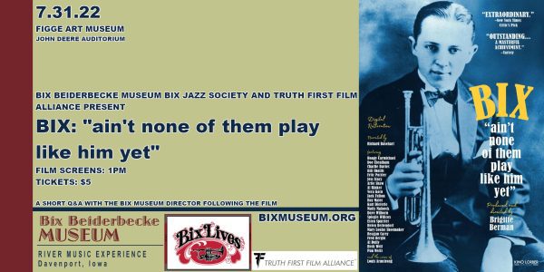 Bix Film Screening Today At Davenport's Figge Museum