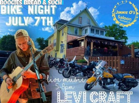 Iowa's Jimmie O's Saloon Hosting Bike, BBQ And Rock 'n' Roll Night TONIGHT!
