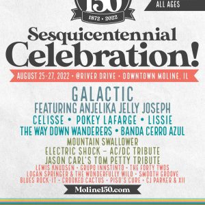 Moline Debuting Three-Day Music Fest To Celebrate 150th Birthday This Weekend!