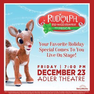 Iowa's Adler Theatre Welcomes 'Rudolph The Red-Nosed Reindeer' To Davenport