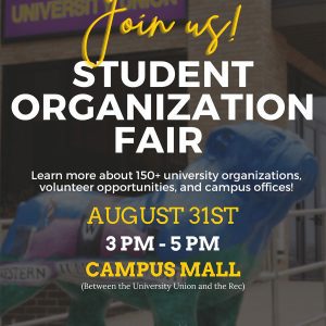 Western Illinois Fall 2022 Student Organization Fair Set for Aug. 31