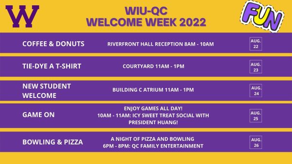 Western Illinois Quad Cities to Host Welcome Week