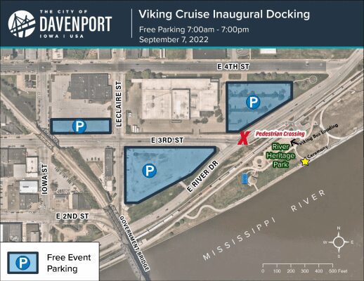 Viking Cruise Lines Visiting Quad-Cities Wednesday At River Heritage Park