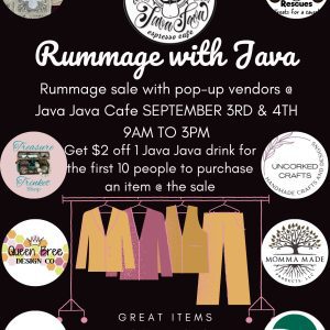 Rummage With Java Java In Iowa This Weekend
