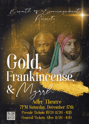 Iowa's Adler Theatre Hosting Gold, Frankincense, And Myrrh Christmas Show