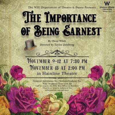 Western Illinois University Presenting 'The Importance of Being Earnest' Nov. 9-13