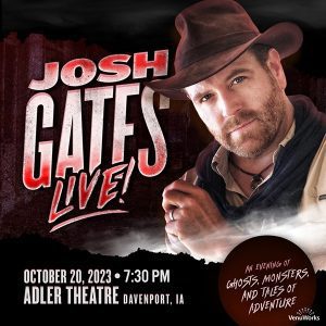 Ghost Hunter Josh Gates Coming To Davenport's Adler Theatre Tonight