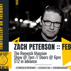 Zack Peterson Bringing The Funny To Davenport's Renwick Mansion Tonight