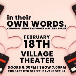 “In Their Own Words” Returns to the Village TONIGHT!