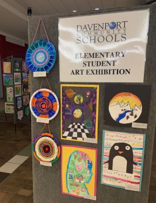 Davenport Community School Students' Art On Display At NorthPark Mall