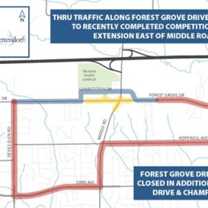 Next Phase of Iowa Forest Grove Drive Reconstruction Project Begins February 21