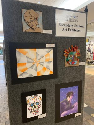 Davenport Community School Students' Art On Display At NorthPark Mall