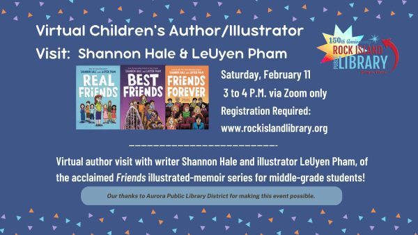 Children's Authors Shannon Hale, LeUyen Pham Coming To Rock Island Library