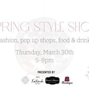 Spring Style Show Slated for March 30