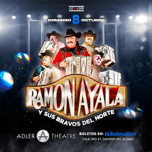 Davenport's Adler Theatre Hosting Ramon Ayala
