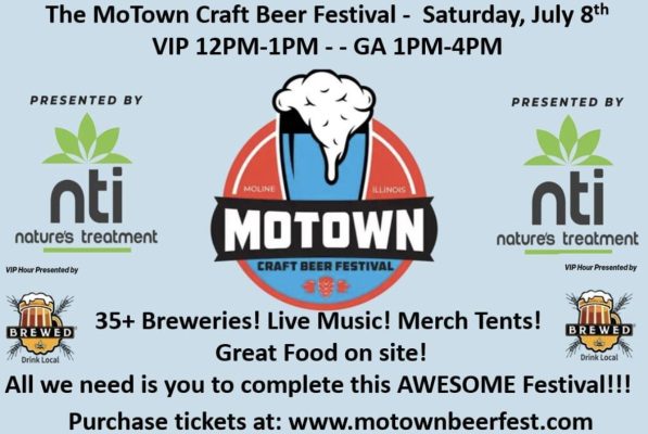MoTown Craft Beer Festival Pours Into Moline July 8