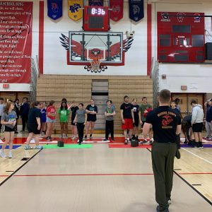 Davenport Schools Gym Class Taken Over By Marines